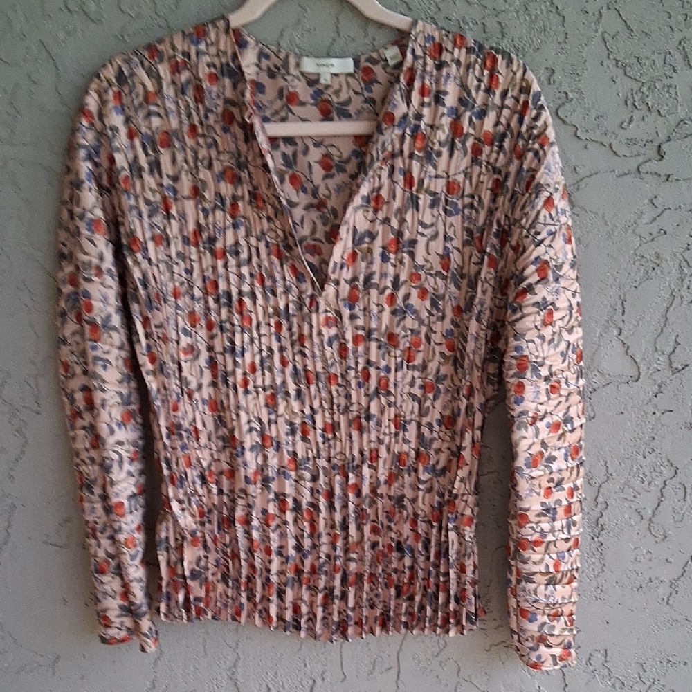 Vince Floral Patterned Blouse - image 1